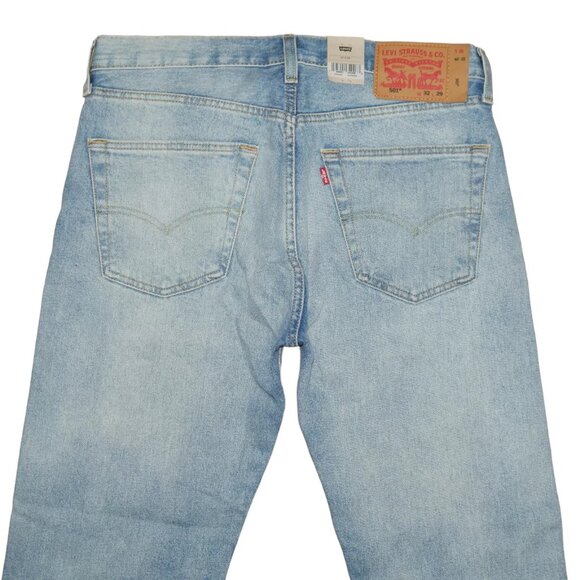 Levi's 501 Original Fit Straight Leg Button Fly Denim Jeans Men's Size 32X29 NEW - Picture 4 of 9